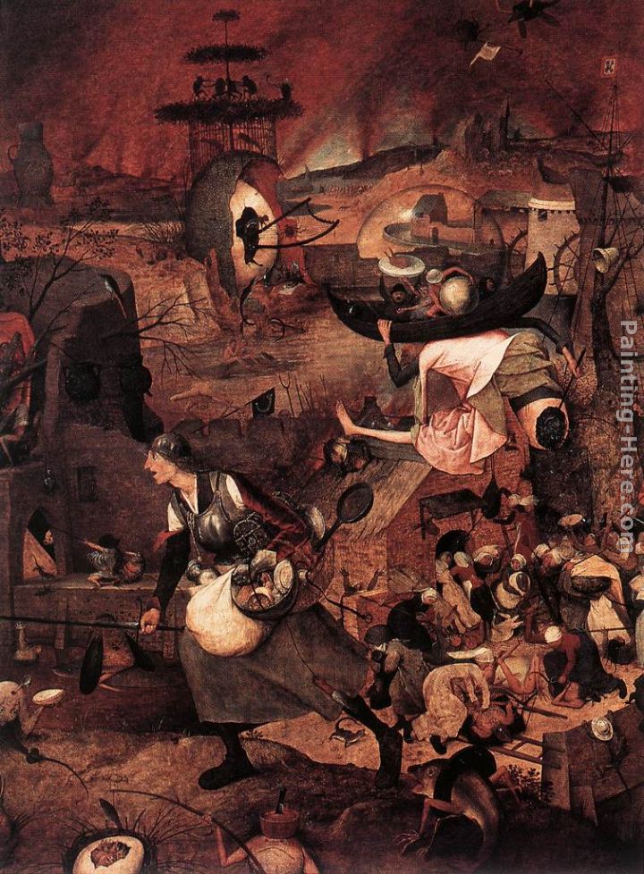 Dulle Griet (detail) painting - Pieter the Elder Bruegel Dulle Griet (detail) art painting